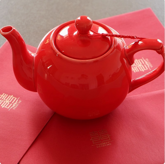 Chinese red teapot-900mL