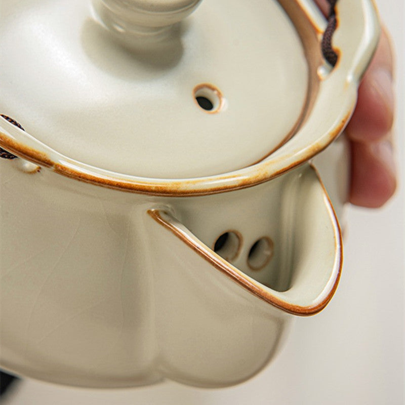 Ru Kiln Handheld Teapot