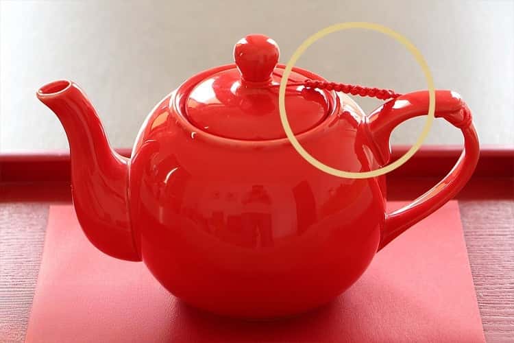 Chinese red teapot-900mL