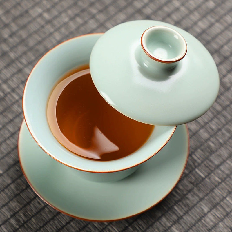 Celadon Ru Kiln Hovering Gaiwan